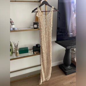Lovers & Friends - Crochet & Pearls dress (M)